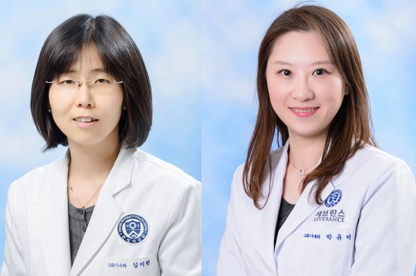 사진설명 - (좌측부터 소화기내과 김지현교수, 건강검진센터 체크업 박유미 교수)