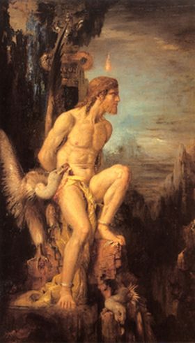 ▲그림 3. 모로 작: ‘프로메테우스’(1868), 파리, 구스타브 모로 미술관