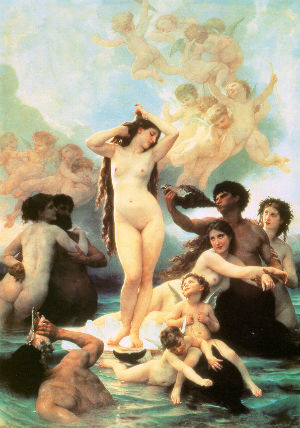 ‘비너스 탄생(1879)', 부그로, 파리, 오르세 미술관