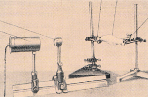 그림 3. Heinrich Lamm의 장비