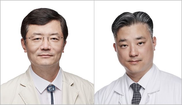 서울성모병원 정형외과 인용 교수(왼쪽), 은평성모병원 고인준 교수