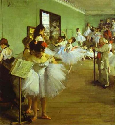 드가 작: ‘발레 시험’ (1874) 뉴욕, 메트로폴리탄 미술관