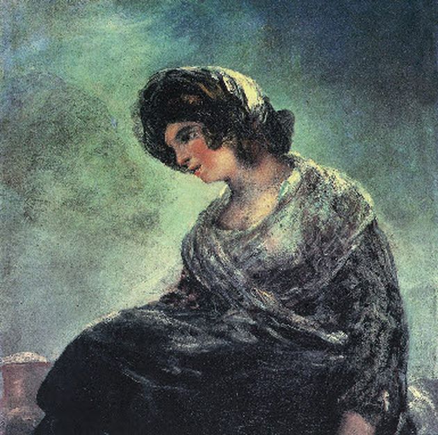 고야 작: ‘보르도의 우유 파는 여인’ (1827) 마드리드, 프라도 미술관