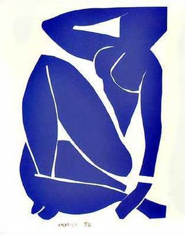 마티스 작 ‘푸른 누드 III' 니스, (1952) 마티스 미술관