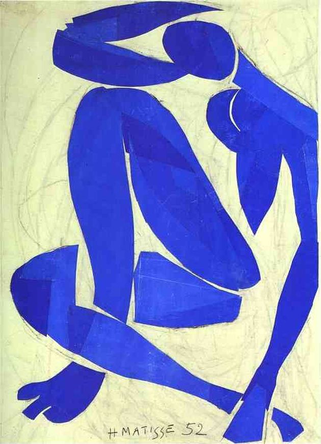 마티스 작 ‘푸른 누드 IV' 니스, (1952) 마티스 미술관