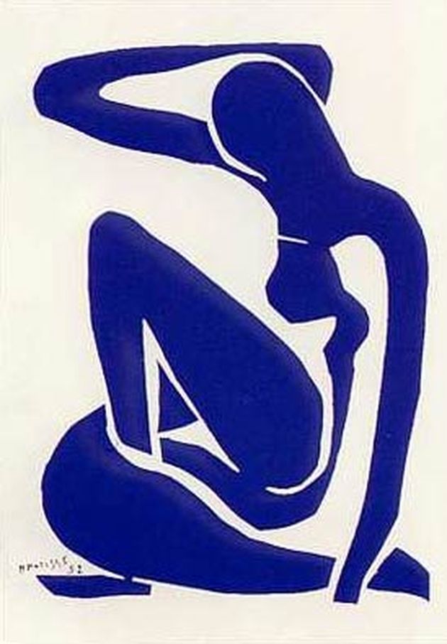 마티스 작 ‘푸른 누드 I' 니스, (1952) 마티스 미술관
