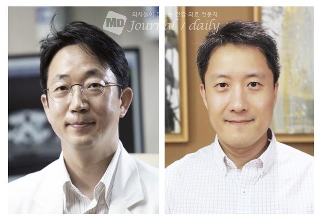 건국대의대연구팀 박정식교수(좌,제1저자), 김성영교수(우, 교신저자)