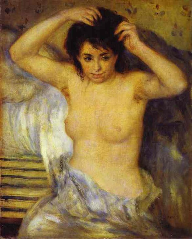 르누아르 작: ‘욕부 습작’ (1884-85) 시카고, 시카고 미술 연구소