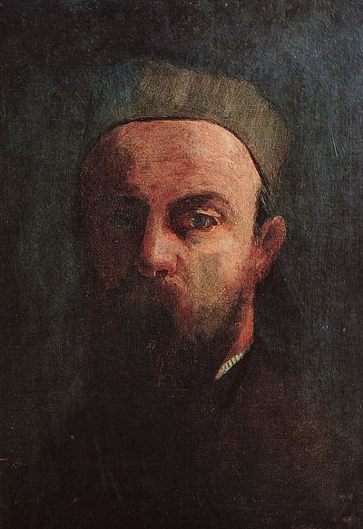 르동 작: ‘자화상’ (1880) 파리, 오르세 미술관