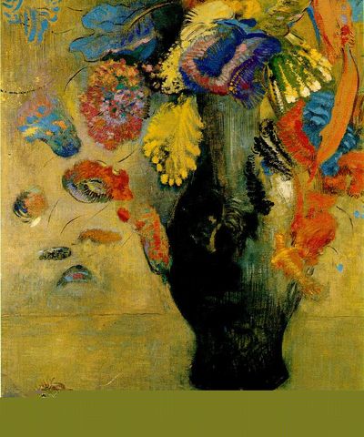르동 작: ‘플라워’ (1903) 스위스, 갈렌 큰스트 미술관