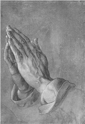 ‘기도하는 손’ (1508) 빈, 아르베티나 소묘 판화관