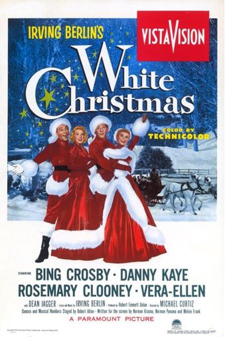 빙 크로스비가 출연한 1954년 영화 <White Christmas>의 포스터 | 이미지출처: IMDb