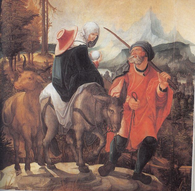 후버 작: ‘이집트로 피난하는 성가족’, 1525, 베를린, 달렘 미술관