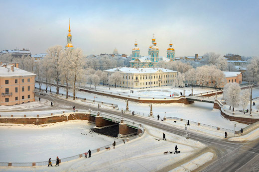 눈 덮인 러시아의 상트페테르부르크 I 이미지출처 bienvenidospb