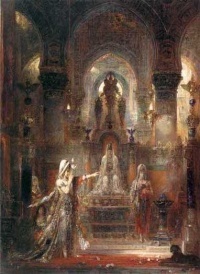 모로, <헤로데스 앞에서 춤을 추는 살로메>, (1874) 아몬드 해머미술관 , 로스앤젤레스