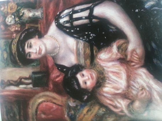 조스 베르넹 젠 부인과 아들 앙리(1910, 피에르 오귀스트 르누아르), 캔버스에 유채. 92×72.8cm