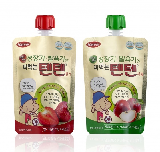 한미약품, 어린이영양간식 ‘짜먹는 텐텐’, 약국시장 진출