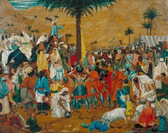 ▲닷드 작. '이집트 탈출' 1849~50, 런던, 태트 갤러리